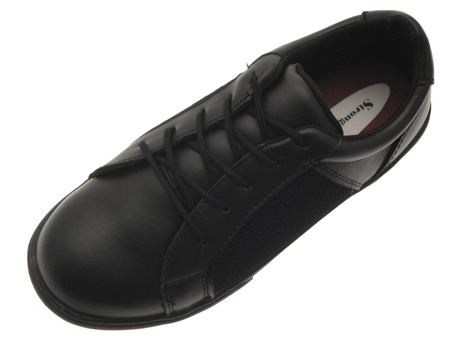 all black school trainers
